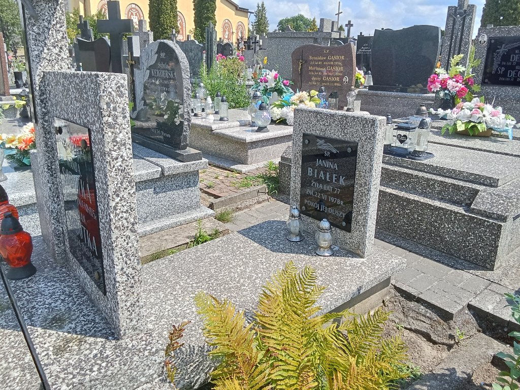 Grób Janina Białek